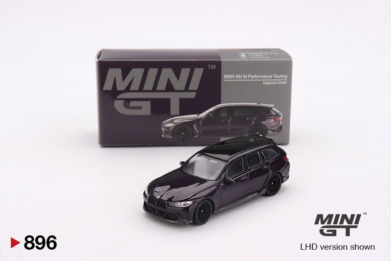 Load image into Gallery viewer, Bmw M3 TOURING (G81) PERFORMANCE DAYTONA 2024 Purple (LHD) MINI GT 1:64
