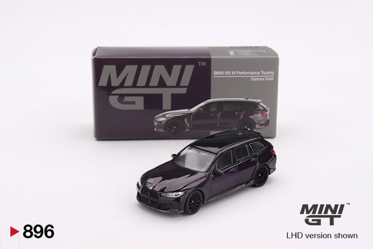 Bmw M3 TOURING (G81) PERFORMANCE DAYTONA 2024 Purple (LHD) MINI GT 1:64