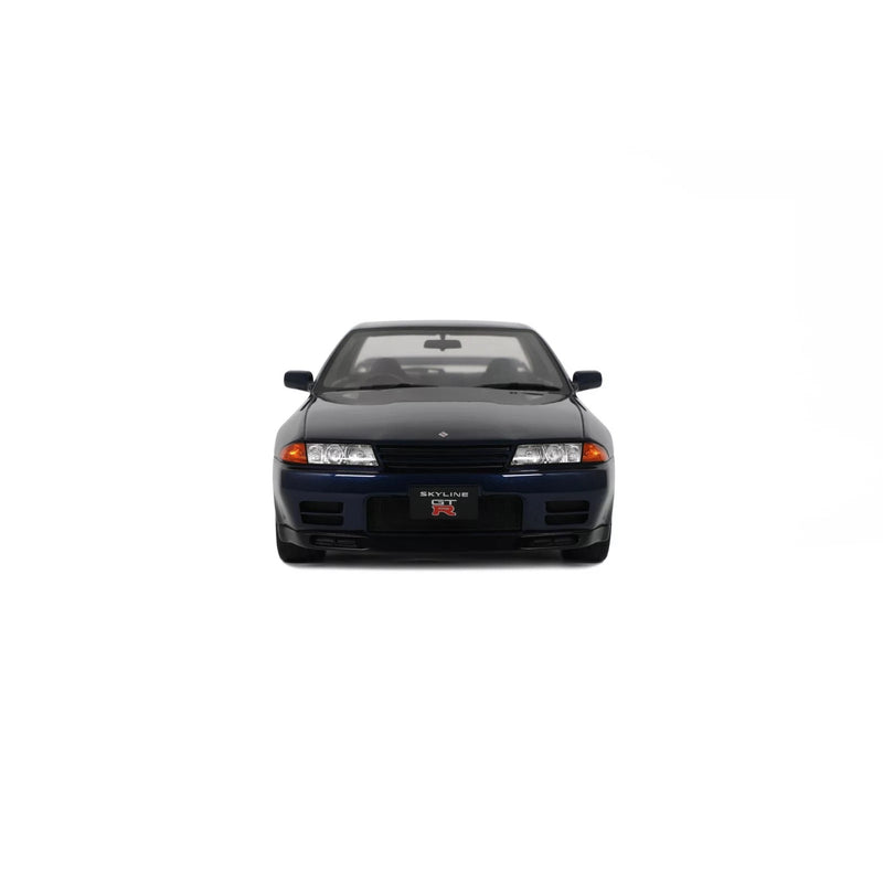 Chargez l&#39;image dans la visionneuse de la galerie, Nissan SKYLINE GT-R (BNR32) BLEU FONCÉ NACRÉ TH1 1993 OTTOmobile 1:18
