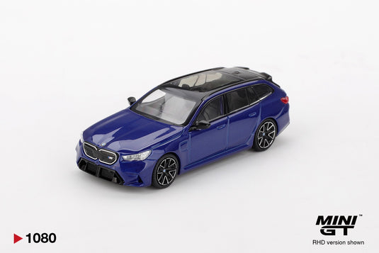 Bmw M5 (G99) TOURING BLEU MARINA BAY MÉTALLISÉ 2024 MINI GT 1:64