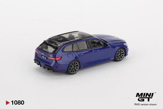 Bmw M5 (G99) TOURING BLEU MARINA BAY MÉTALLISÉ 2024 MINI GT 1:64