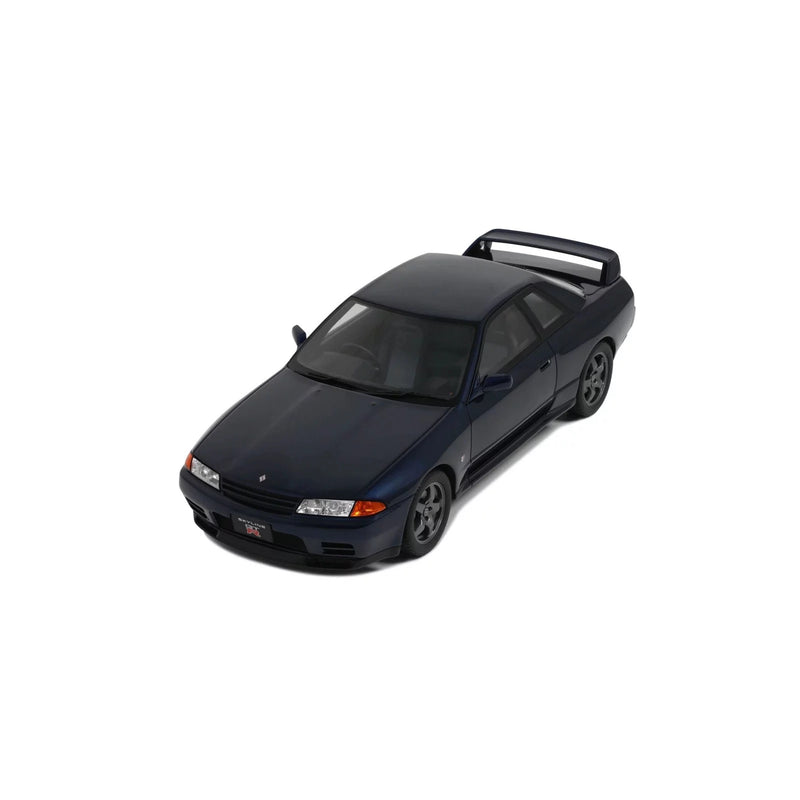 Chargez l&#39;image dans la visionneuse de la galerie, Nissan SKYLINE GT-R (BNR32) BLEU FONCÉ NACRÉ TH1 1993 OTTOmobile 1:18
