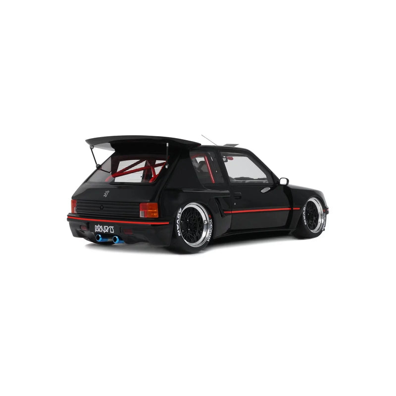 Laad de afbeelding in de Gallery-viewer, Peugeot 205 KHYZYL SALEEM ZWART 2018 OTTOmobile 1:18
