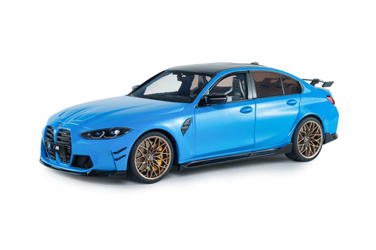 BMW M3 PIÈCES DE PERFORMANCE BLEU DAYTONA BEACH 2024 Solido 1:18
