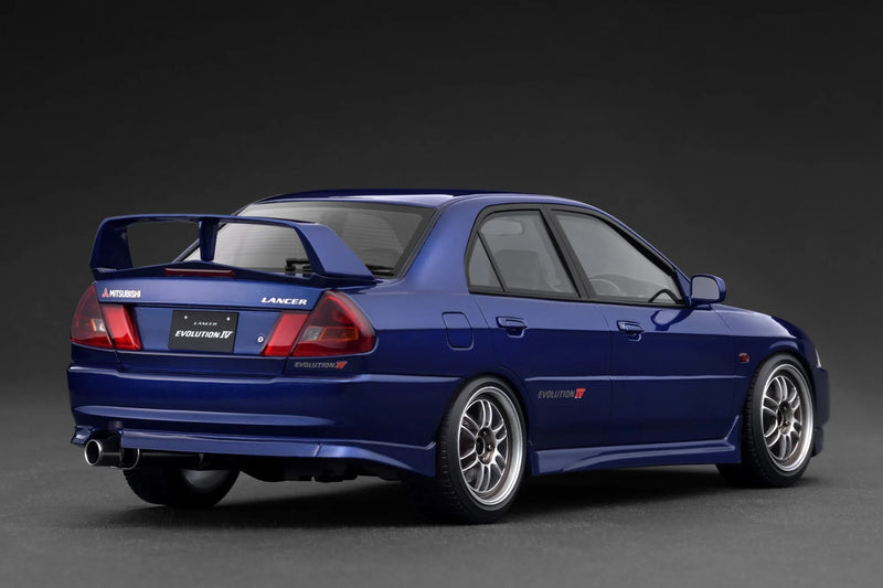 Load image into Gallery viewer, MITSUBISHI LANCER EVOLUTION IV (CN9A) BLUE IGNITION MODEL 1:18
