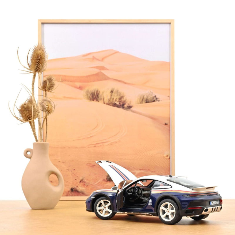 Load image into Gallery viewer, Porsche 911 Dakar 2023 Roughroads Blue/White/Gold/Red NOREV 1:18
