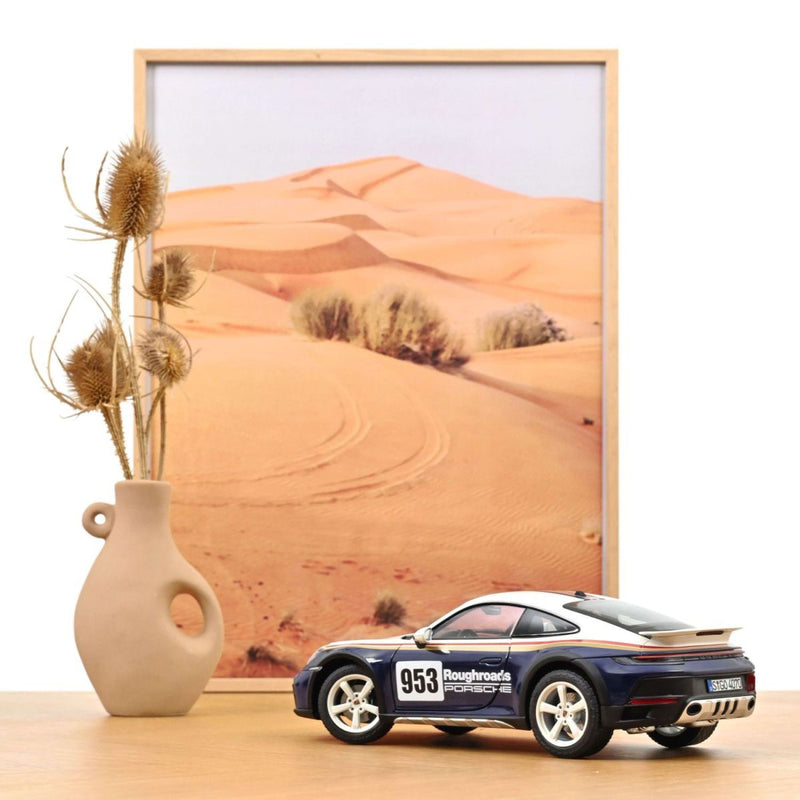 Load image into Gallery viewer, Porsche 911 Dakar 2023 Roughroads Blue/White/Gold/Red NOREV 1:18
