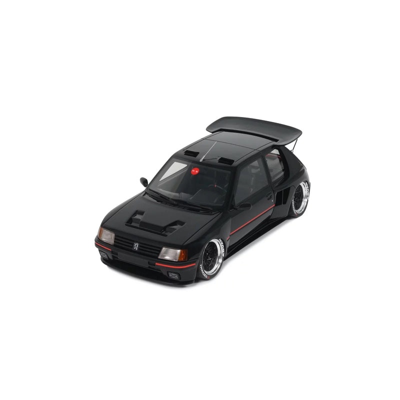 Laad de afbeelding in de Gallery-viewer, Peugeot 205 KHYZYL SALEEM ZWART 2018 OTTOmobile 1:18
