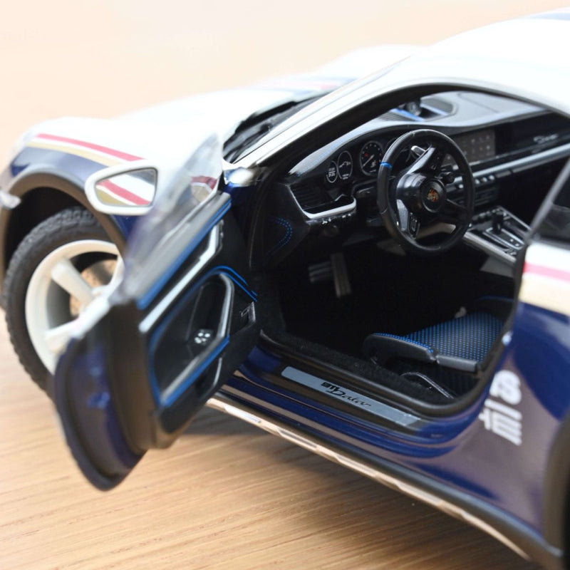 Load image into Gallery viewer, Porsche 911 Dakar 2023 Roughroads Blue/White/Gold/Red NOREV 1:18
