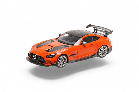 Mercedes AMG GT BLACK SERIES 2021 ORANGE / SILVER WHEELS MINICHAMPS 1:18