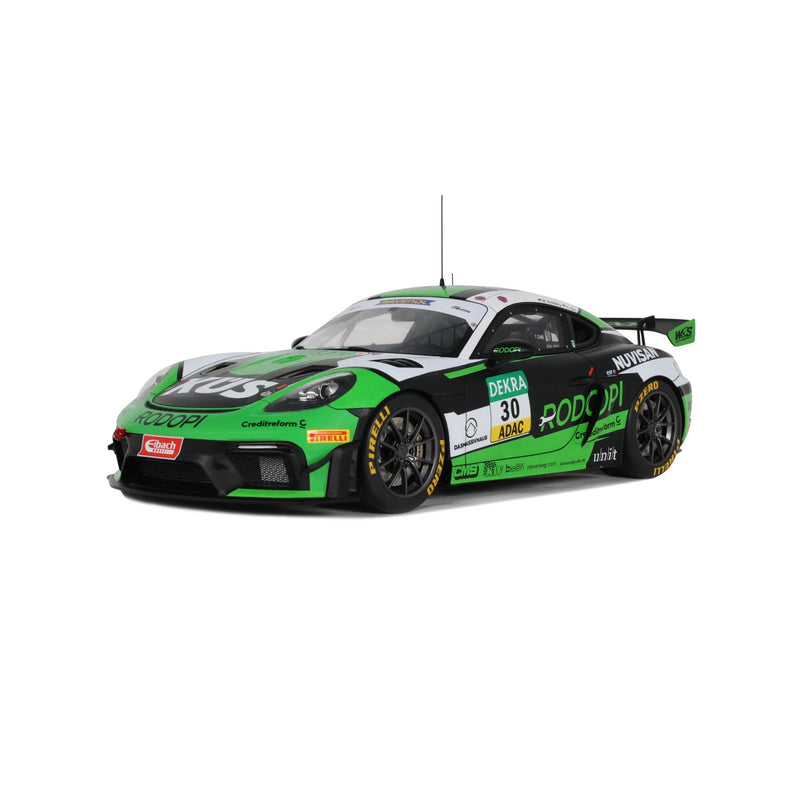 Load image into Gallery viewer, PORSCHE CAYMAN 718 GT4 RS CLUBSPORT BLACK #30 ADAC GT4 2023 OTTOmobile 1:18
