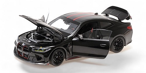 Chargez l'image dans la visionneuse de la galerie, Bmw M4 CSL 2023 NOIR MINICHAMPS 1:18

