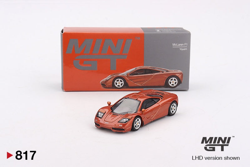 Laad de afbeelding in de Gallery-viewer, McLaren F1 YQUEM 1993 (LHD) MINI GT 1:64
