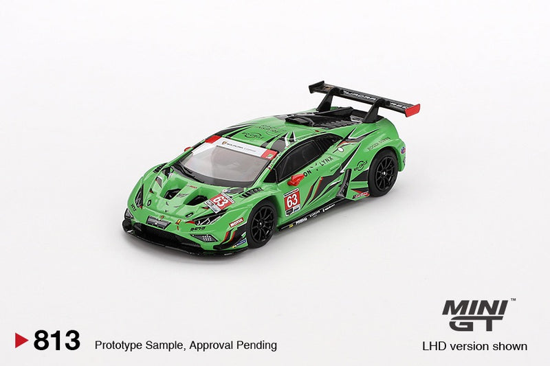 Chargez l&#39;image dans la visionneuse de la galerie, Lamborghini HURACÁN GT3 EVO2 #63 IRON LYNX DAYTONA 24 HRS 2023 (LHD) MINI GT 1:64
