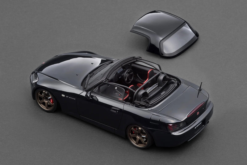 Laad de afbeelding in de Gallery-viewer, HONDA S2000 (AP1) ZWART IGNITION MODEL 1:18
