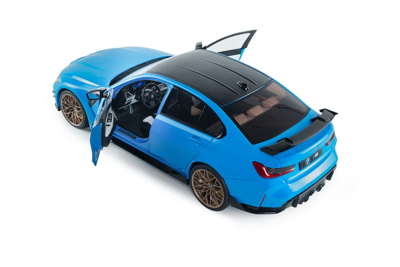 Chargez l'image dans la visionneuse de la galerie, BMW M3 PIÈCES DE PERFORMANCE BLEU DAYTONA BEACH 2024 Solido 1:18
