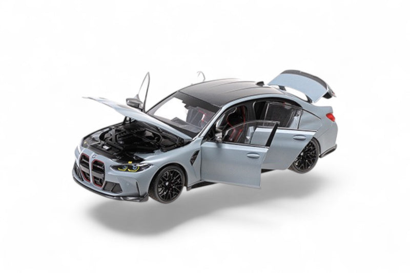 Load image into Gallery viewer, Bmw M3 CS 2023 GREY METALLIC MINICHAMPS 1:18
