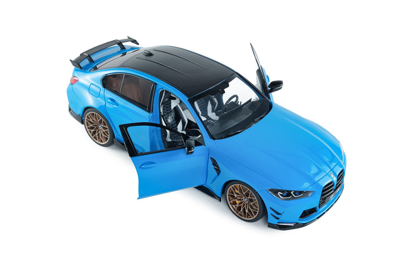 Chargez l'image dans la visionneuse de la galerie, BMW M3 PIÈCES DE PERFORMANCE BLEU DAYTONA BEACH 2024 Solido 1:18
