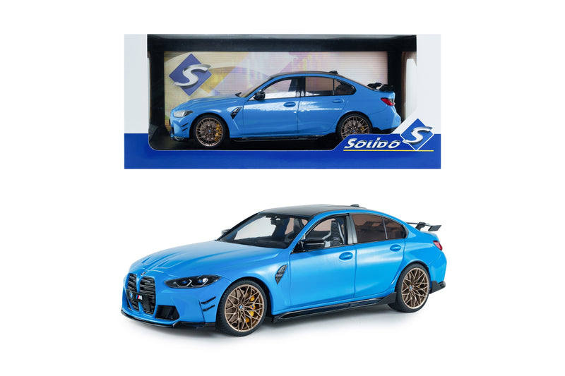 Chargez l'image dans la visionneuse de la galerie, BMW M3 PIÈCES DE PERFORMANCE BLEU DAYTONA BEACH 2024 Solido 1:18
