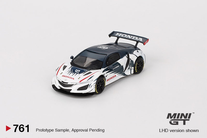 Load image into Gallery viewer, Honda NSX GT3 EVO ALPHATAURI YUKI TSUNODA RED BULL FORMULA NURBURGRING 2023 (LHD) MINI GT 1:64
