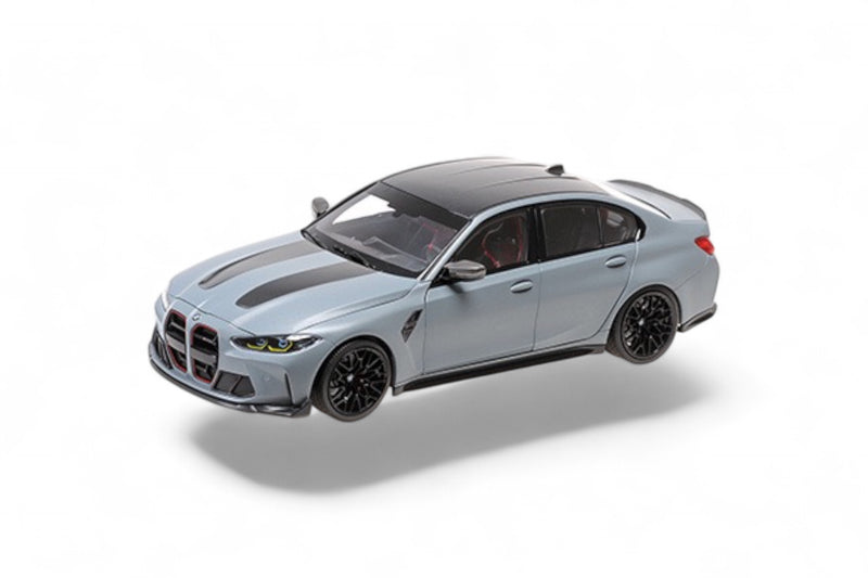Load image into Gallery viewer, Bmw M3 CS 2023 GREY METALLIC MINICHAMPS 1:18
