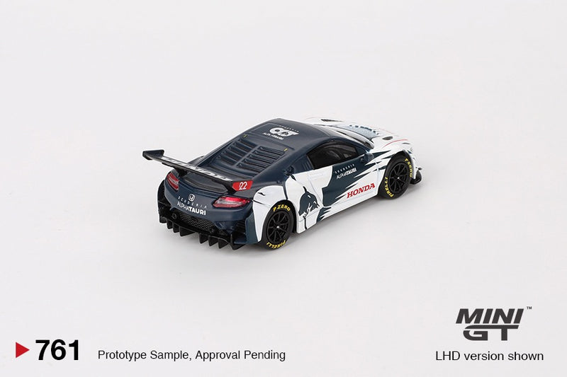 Load image into Gallery viewer, Honda NSX GT3 EVO ALPHATAURI YUKI TSUNODA RED BULL FORMULA NURBURGRING 2023 (LHD) MINI GT 1:64
