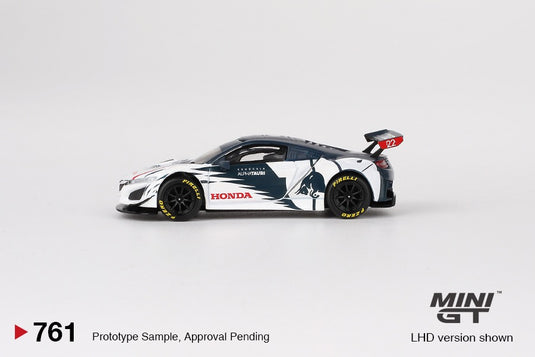 Honda NSX GT3 EVO ALPHATAURI YUKI TSUNODA RED BULL FORMULA NURBURGRING 2023 (LHD) MINI GT 1:64
