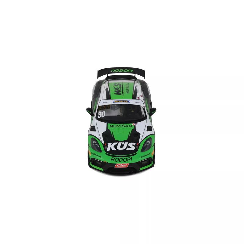 Load image into Gallery viewer, PORSCHE CAYMAN 718 GT4 RS CLUBSPORT BLACK #30 ADAC GT4 2023 OTTOmobile 1:18
