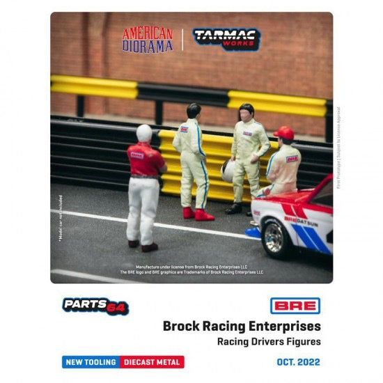 Laad de afbeelding in de Gallery-viewer, Racecoureurs Brock Racing Enterprises-figuren (Auto niet inbegrepen) TARMAC WORKS 1:64
