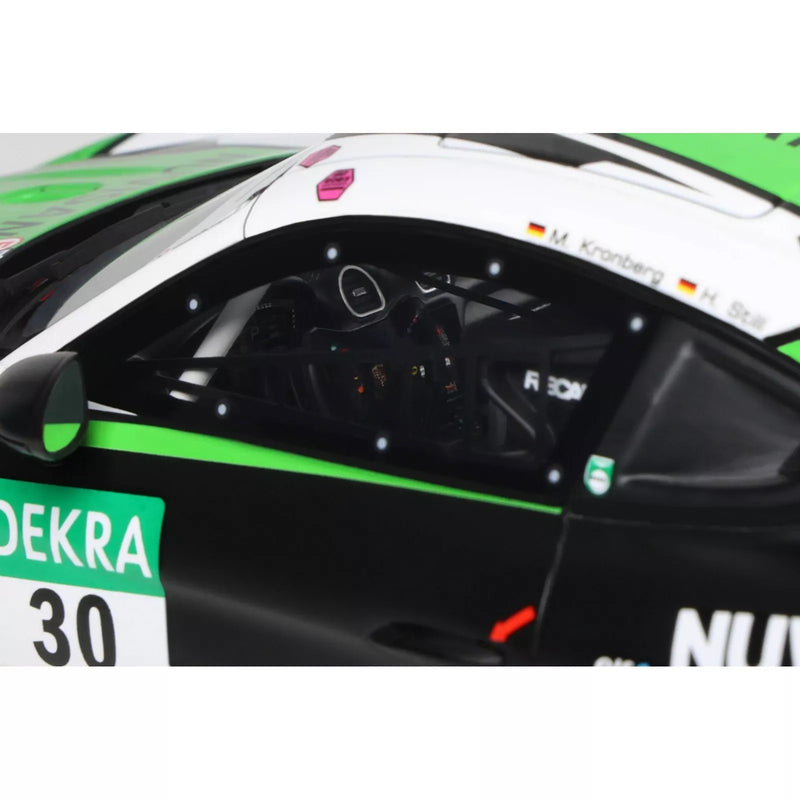 Load image into Gallery viewer, PORSCHE CAYMAN 718 GT4 RS CLUBSPORT BLACK #30 ADAC GT4 2023 OTTOmobile 1:18
