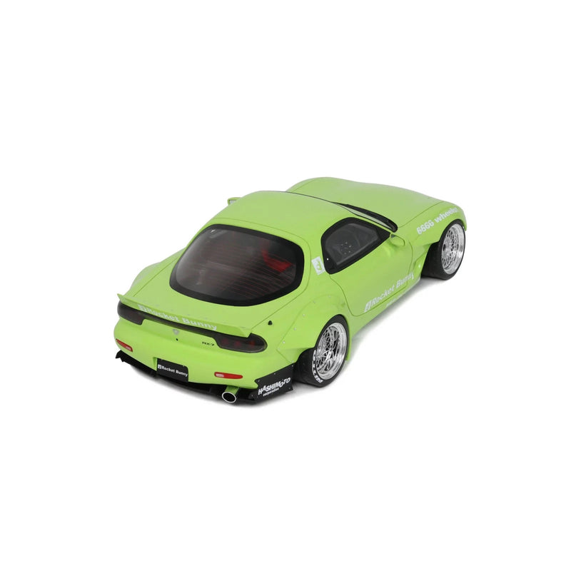 Laad de afbeelding in de Gallery-viewer, Mazda RX7 (FD3S) ROCKET BUNNY AERO (V1) PARELGROEN 2015 OTTOmobile 1:18
