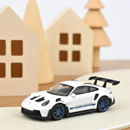 Porsche 911 GT3 RS 2022 White with blue Jet-car decals  NOREV 1:43