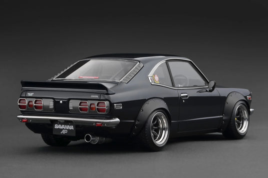 Mazda Savanna (S124A) Semi Works Black IGNITION MODEL 1:18