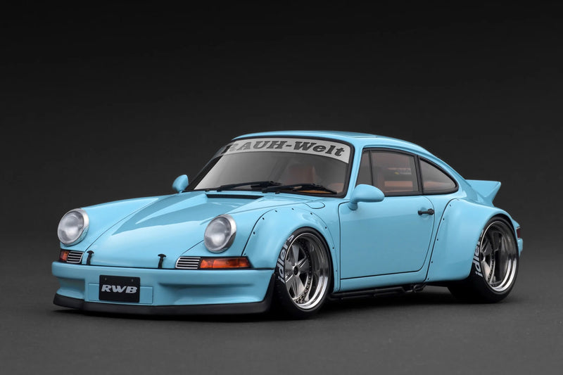 Chargez l&#39;image dans la visionneuse de la galerie, Porsche RWB Backdate Bleu IGNITION MODEL 1:18
