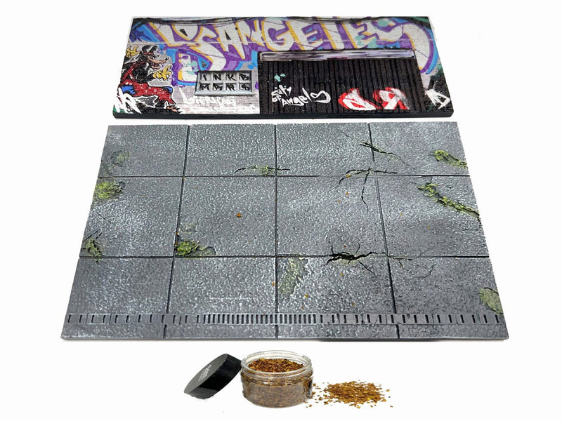 Chargez l&#39;image dans la visionneuse de la galerie, Diorama STREET ART LA LOWRIDER 2024 (Voitures et figurines non incluses) MINI GT 1:64

