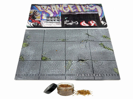Diorama STREET ART LA LOWRIDER 2024 (Voitures et figurines non incluses) MINI GT 1:64