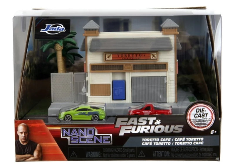 Load image into Gallery viewer, Fast &amp; Furious Nano Toretto`s CAFE SCENE JADA 1:87

