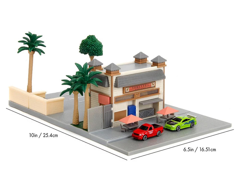 Load image into Gallery viewer, Fast &amp; Furious Nano Toretto`s CAFE SCENE JADA 1:87

