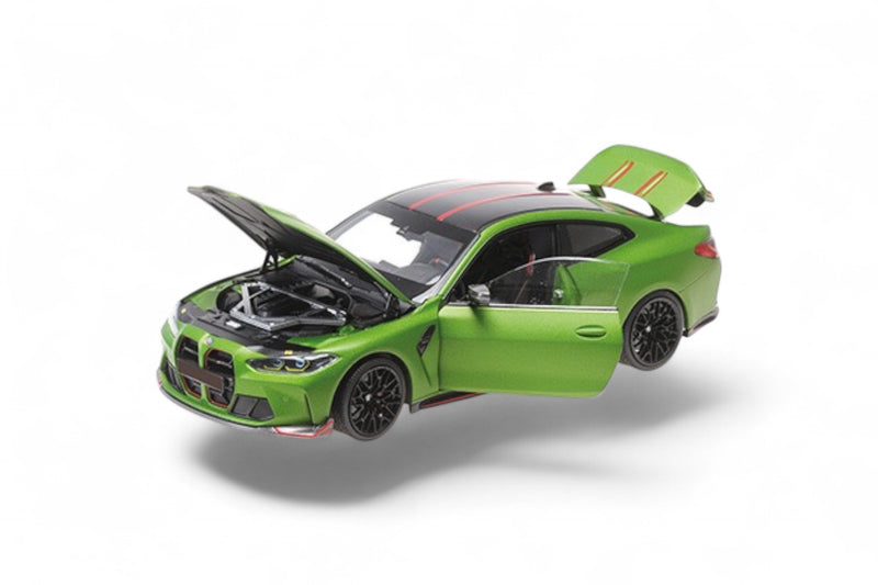 Load image into Gallery viewer, Bmw M4 CSL 2022 MATT GREEN MINICHAMPS 1:18
