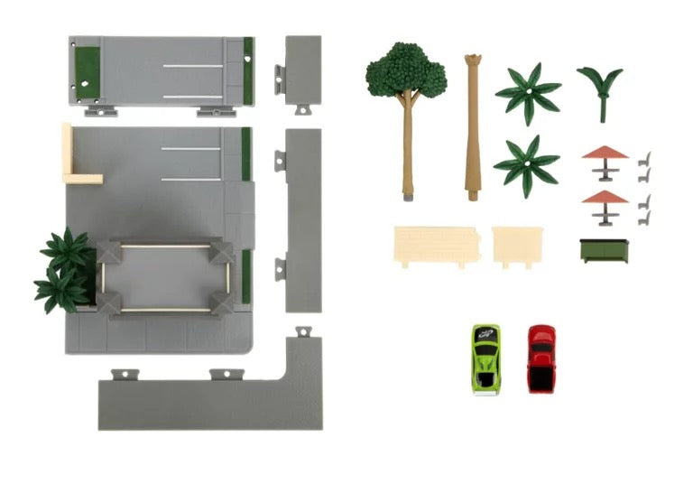 Load image into Gallery viewer, Fast &amp; Furious Nano Toretto`s CAFE SCENE JADA 1:87
