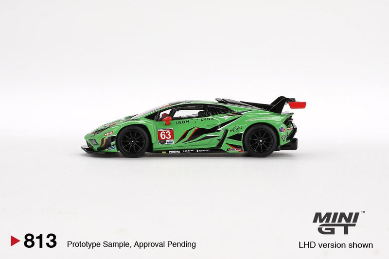 Chargez l&#39;image dans la visionneuse de la galerie, Lamborghini HURACÁN GT3 EVO2 #63 IRON LYNX DAYTONA 24 HRS 2023 (LHD) MINI GT 1:64
