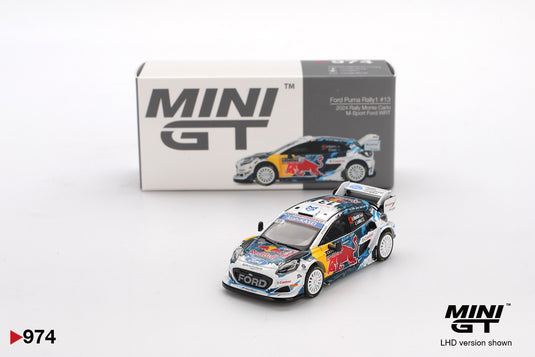 Ford PUMA RALLY1 #13 M-SPORT FORD WRT RALLY MONTE CARLO 2024 (LHD) MINI GT 1:64