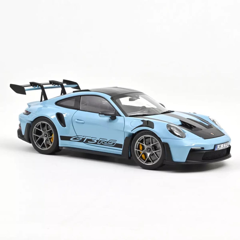 Chargez l&#39;image dans la visionneuse de la galerie, Porsche 911 GT3 RS avec Pack Weissach 2022 Bleu NOREV 1:18
