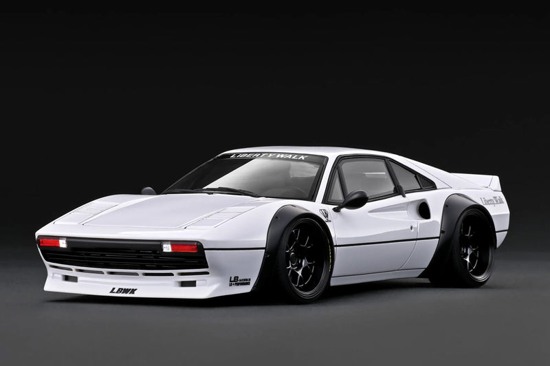 Chargez l'image dans la visionneuse de la galerie, FERRARI LB-WORKS 308 BLANC IGNITION MODEL 1:18
