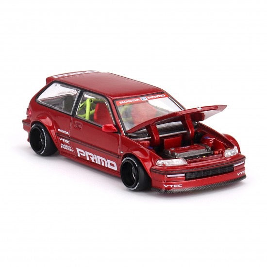 Chargez l&#39;image dans la visionneuse de la galerie, Honda CIVIC (EF) KAIDO WORKS V2 1987 MINI GT 1:64
