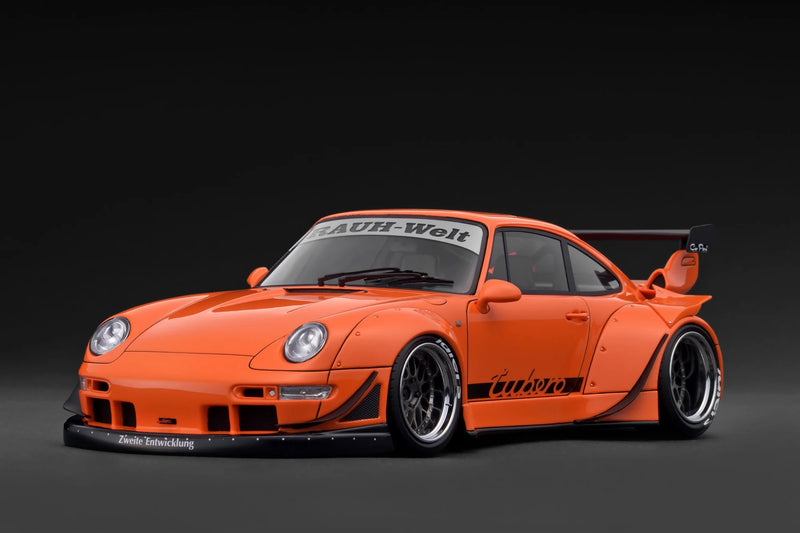 Chargez l'image dans la visionneuse de la galerie, Porsche RWB 993 ORANGE IGNITION MODEL 1:18
