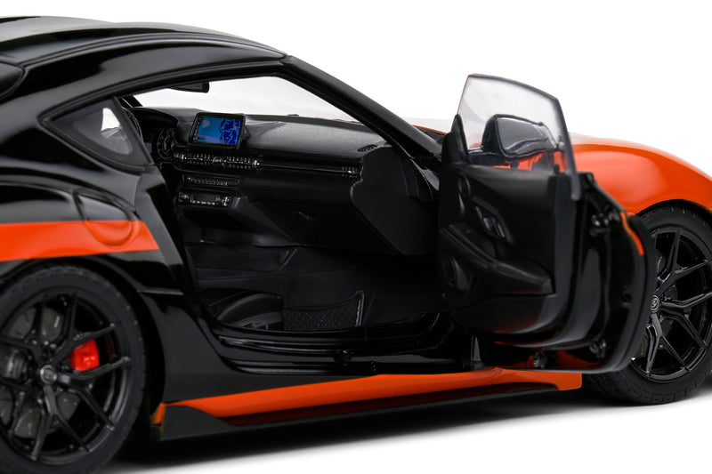Laad de afbeelding in de Gallery-viewer, Toyota GR SUPRA STREETFIGHTER ORANJE STREETFIGHTER 2024 SOLIDO 1:18
