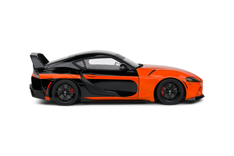 Laad de afbeelding in de Gallery-viewer, Toyota GR SUPRA STREETFIGHTER ORANJE STREETFIGHTER 2024 SOLIDO 1:18
