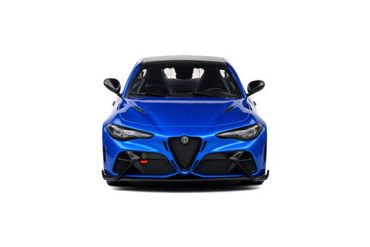 Alfa Romeo GIULIA GTA BLAUW GEANODISEERD BLAUW 2022 SOLIDO 1:18