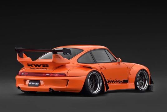 Porsche RWB 993 ORANGE IGNITION MODEL 1:18